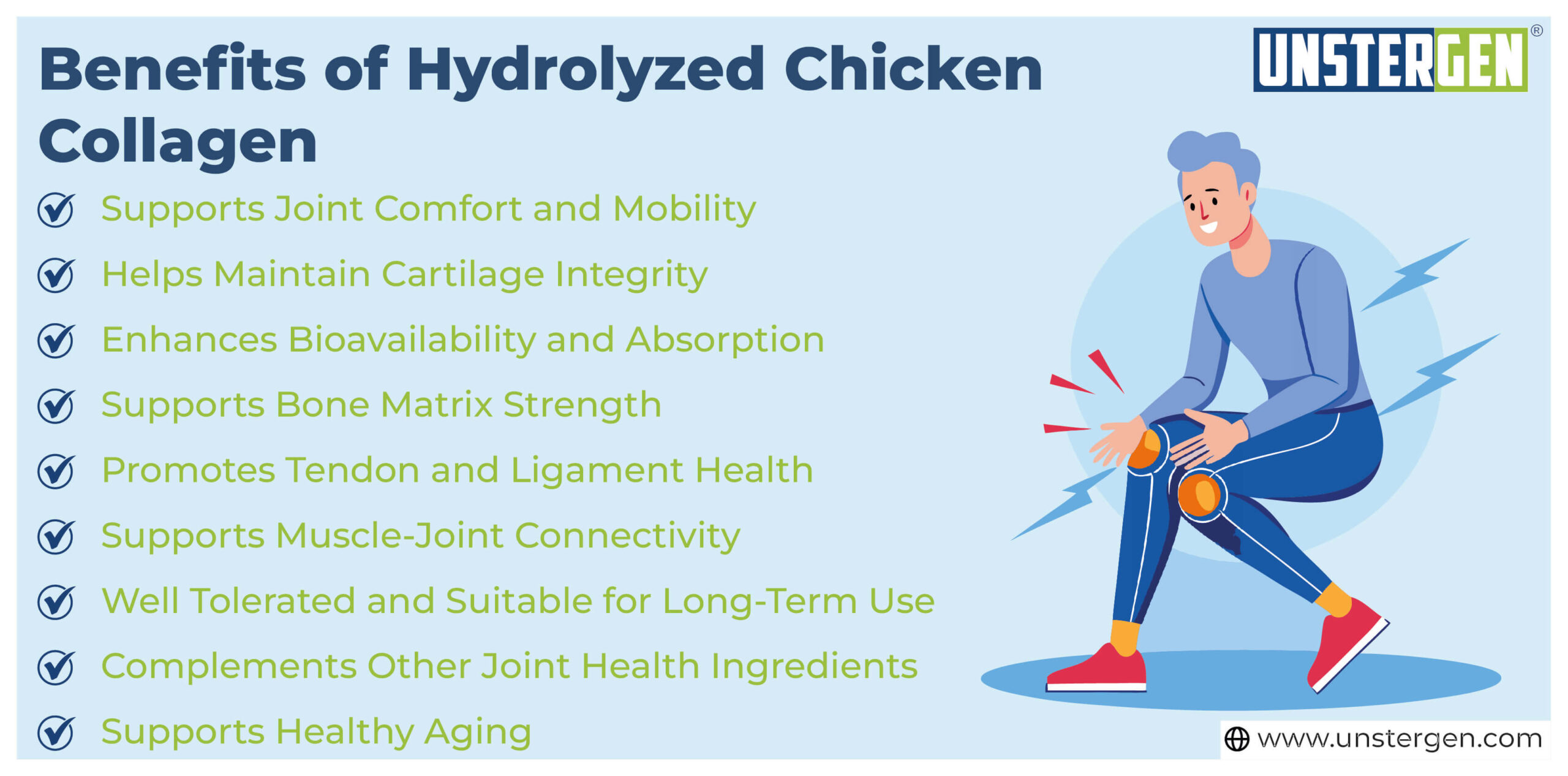 Benefits of Hydrolyzed Chicken Collagen Benefits of Hydrolyzed Chicken Collagen