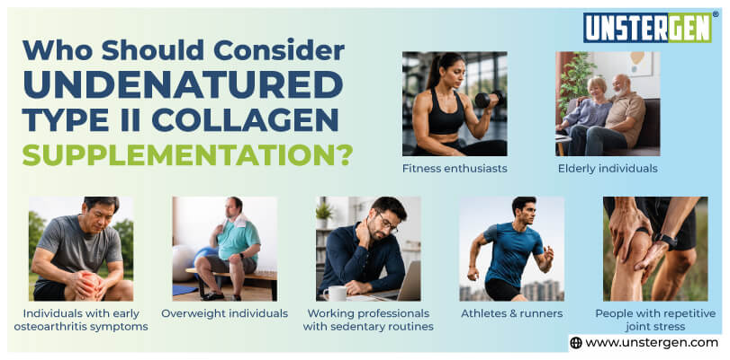Who Should Consider Undenatured Type II Collagen Supplementation?